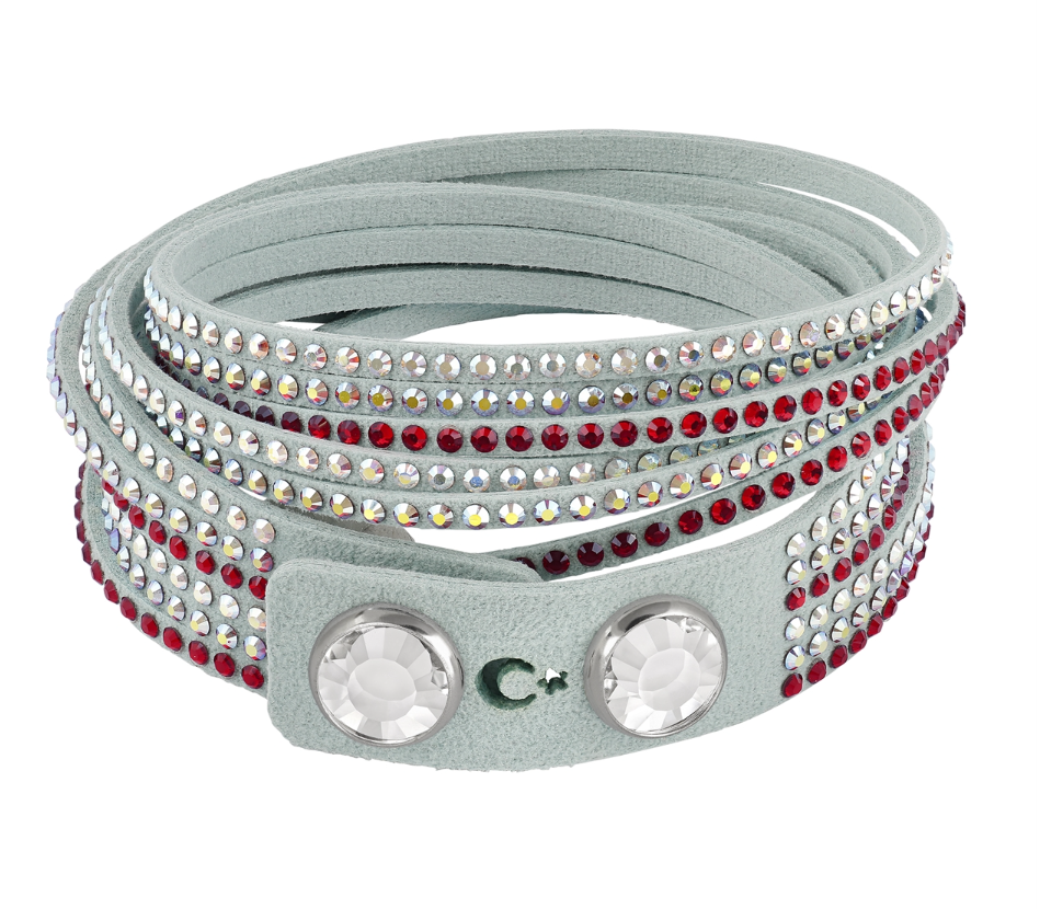 SWAROVSKI AY-YILDIZ LOGOLU DERİ BİLEKLİK 5263871