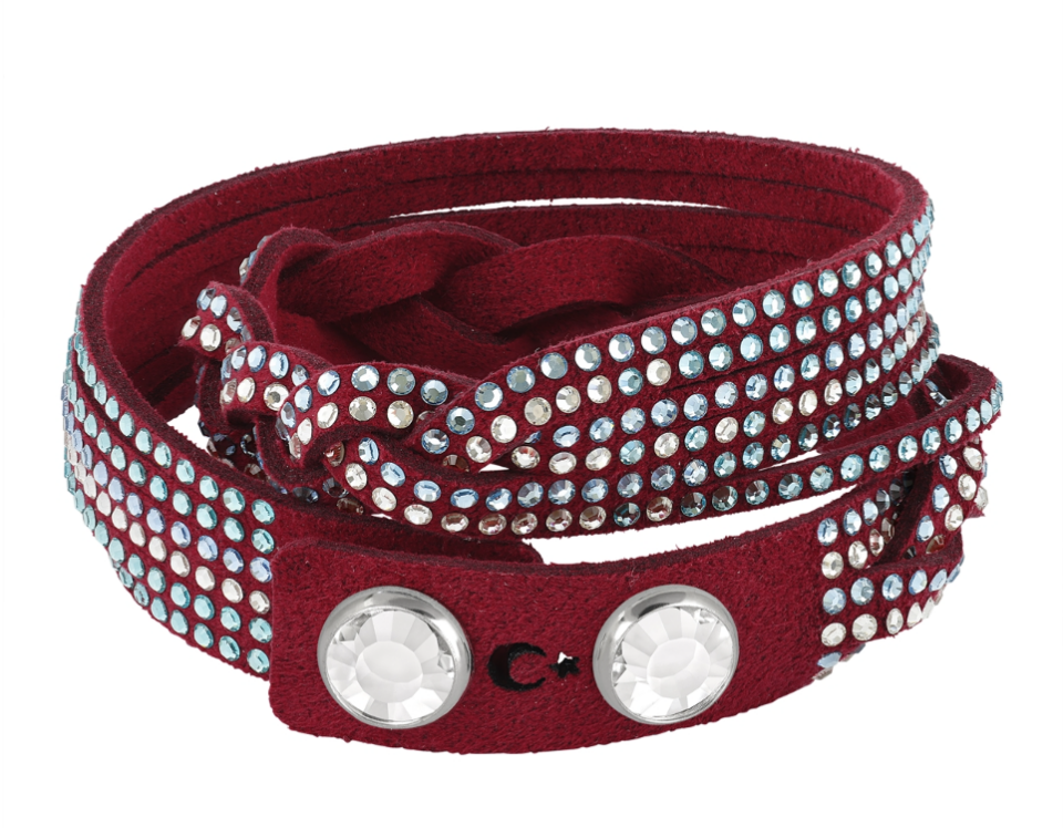 SWAROVSKI AY-YILDIZ LOGOLU DERİ BİLEKLİK 5263872