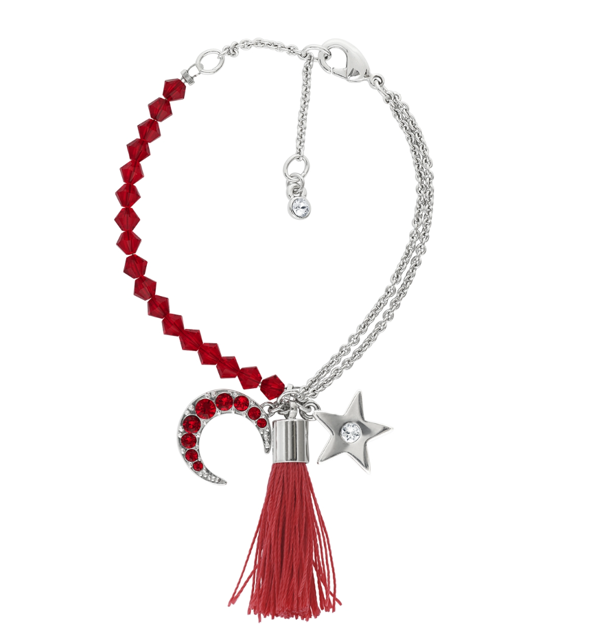 SWAROVSKI AY-YILDIZ VE PÜSKÜL DETAYLI BİLEKLİK 5263868