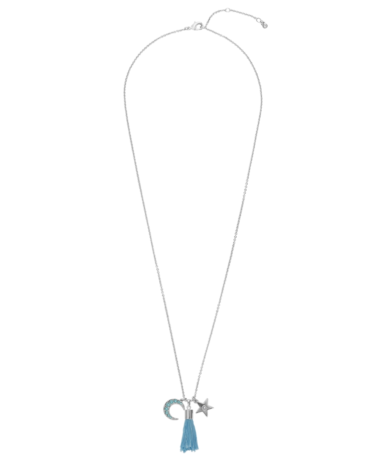 SWAROVSKI AY-YILDIZ VE PÜSKÜL DETAYLI KISA KOLYE 5263865