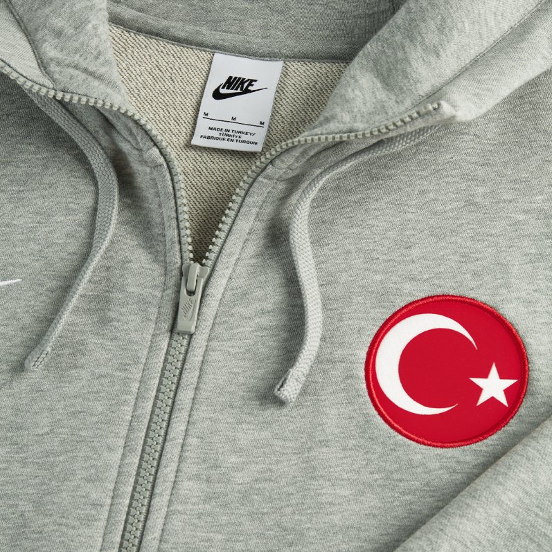 NIKE HOODIE TAM FERMUAR FQ8506-063 S
